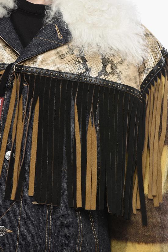  디스퀘어드2 가죽 자켓 S71AN0493 S30485 470 Multicolor - DSQUARED2