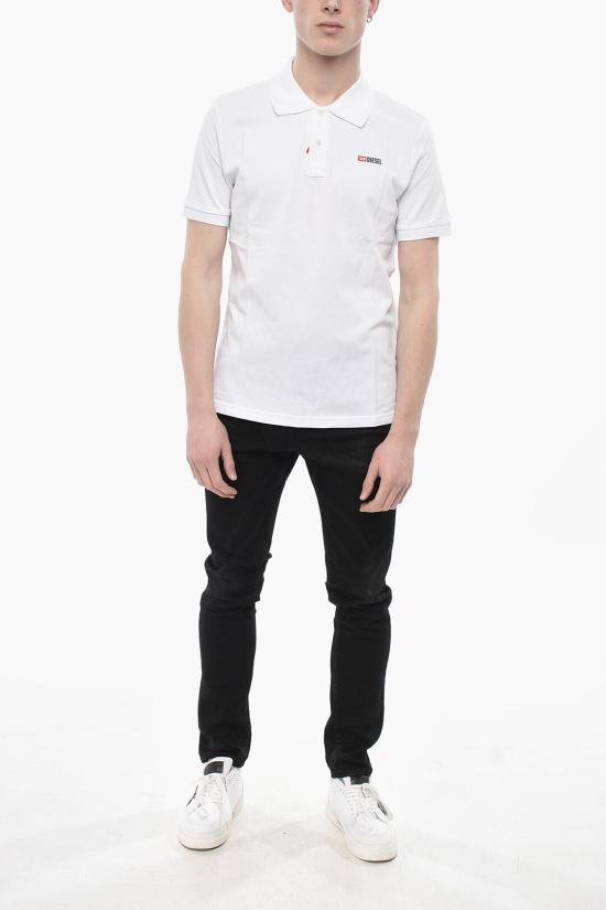  디젤 폴로 티셔츠 A04087 0MXZA 100 White - DIESEL