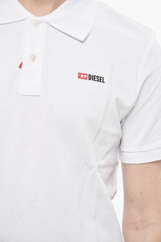  디젤 폴로 티셔츠 A04087 0MXZA 100 White - DIESEL