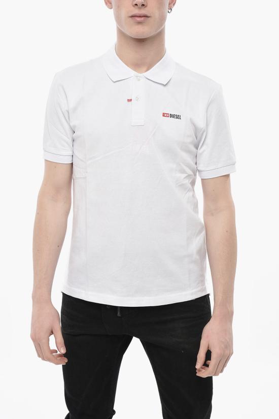  디젤 폴로 티셔츠 A04087 0JMAD 100 White