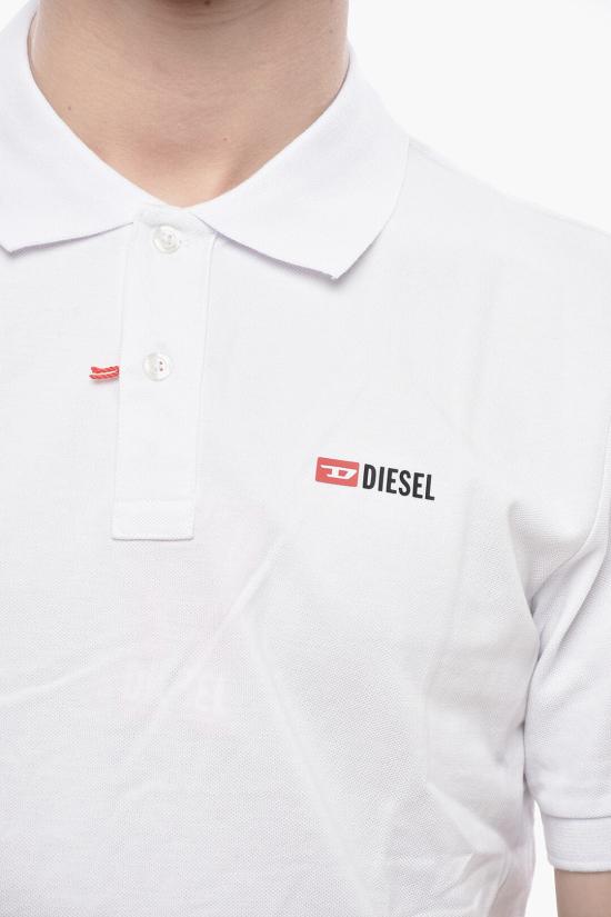  디젤 폴로 티셔츠 A04087 0JMAD 100 White - DIESEL