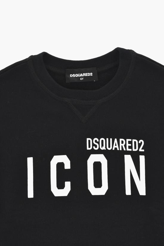  [키즈] 디스퀘어드2 티셔츠 DQ049U D002Y DQ900 Black - DSQUARED2