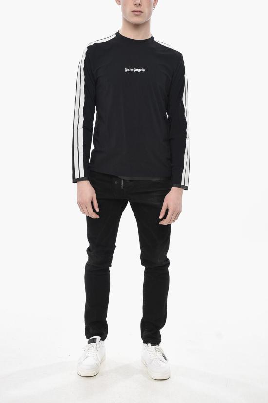  팜앤젤스 긴팔 티셔츠 PMVB001F22FAB0011001 Black - PALM ANGELS