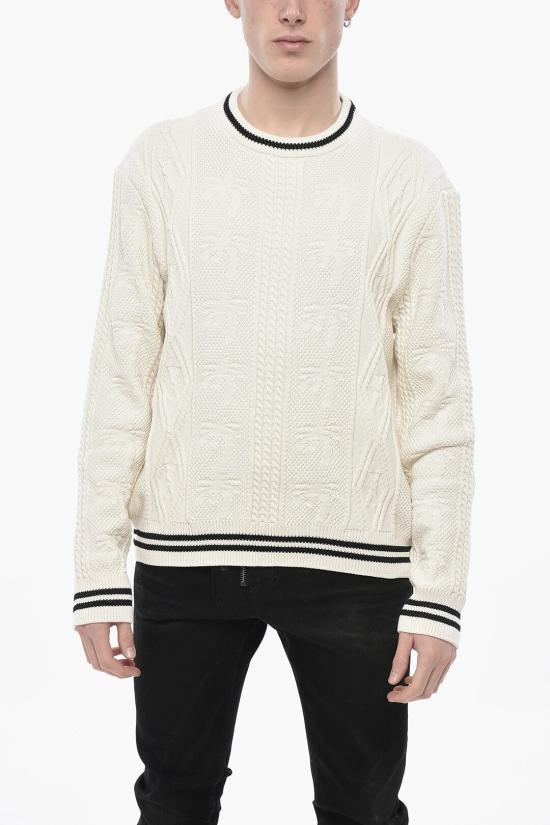  팜앤젤스 스웨터 PMHE058S25KNI0020310 White
