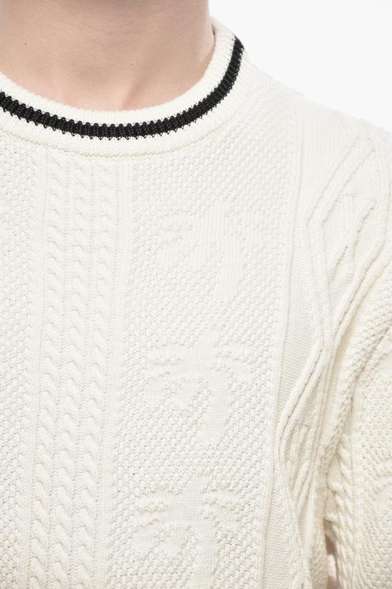  팜앤젤스 스웨터 PMHE058S25KNI0020310 White - PALM ANGELS