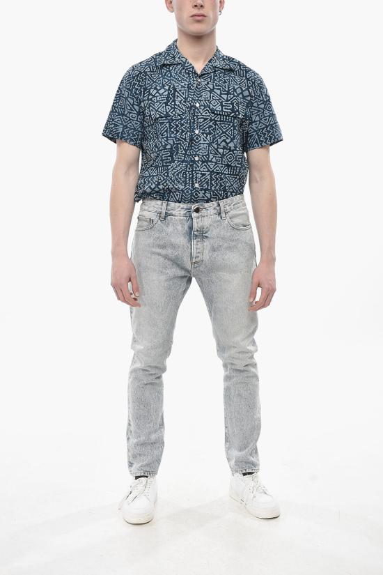  팜앤젤스 데님 팬츠 PMYA012C99DEN0024001 Light blue - PALM ANGELS