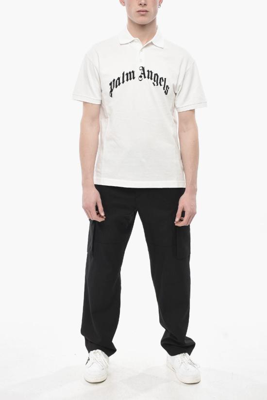  팜앤젤스 폴로 티셔츠 PMGB012S25FAB0030310 White - PALM ANGELS