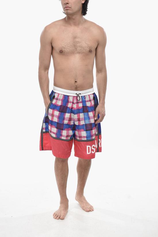  디스퀘어드2 숏팬츠 S71MU0741S76688002S Multicolor - DSQUARED2