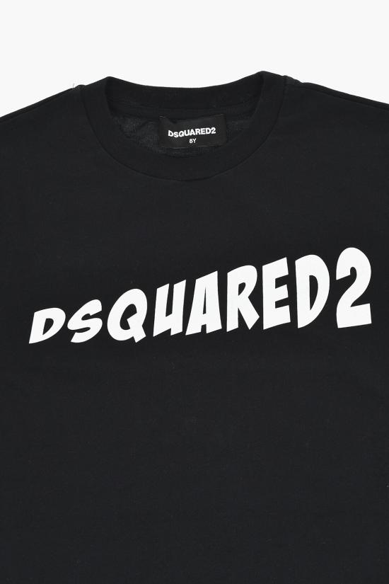 [키즈] 디스퀘어드2 티셔츠 DQ1735 D00MV DQ900 Black - DSQUARED2