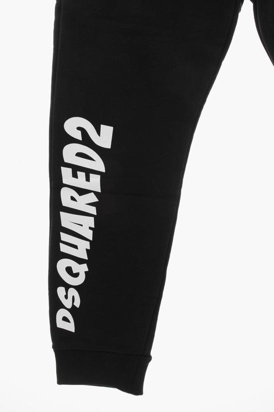  [키즈] 디스퀘어드2 스트레이트 팬츠 DQ1737 D003G DQ900 Black - DSQUARED2