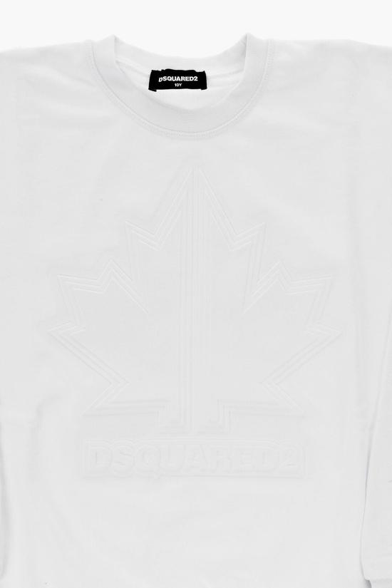  [키즈] 디스퀘어드2 티셔츠 DQ1449 D0A22 DQ100 White - DSQUARED2