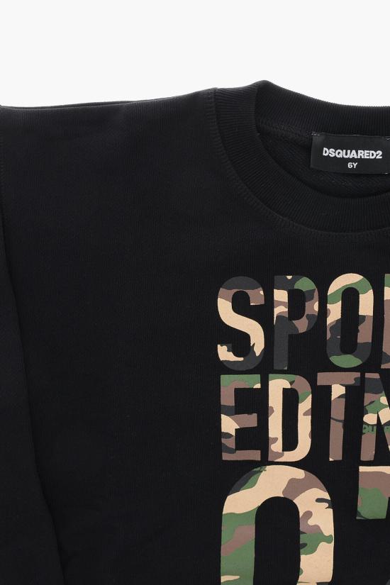  [키즈] 디스퀘어드2 티셔츠 DQ1429 D0A24 DQ900 Black - DSQUARED2