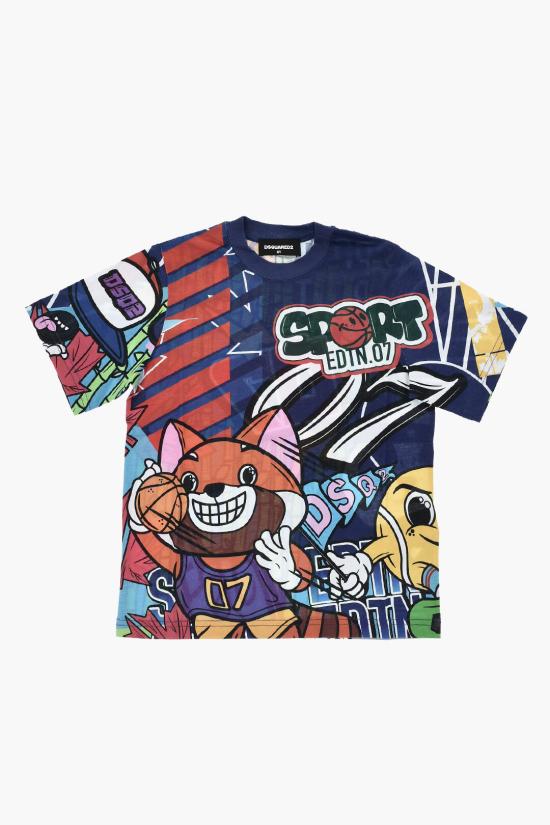  [키즈] 디스퀘어드2 티셔츠 DQ1414 D0A28 DQ870 Multicolor