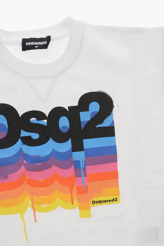  [키즈] 디스퀘어드2 티셔츠 DQ1242 D0A1B DQ100 White - DSQUARED2