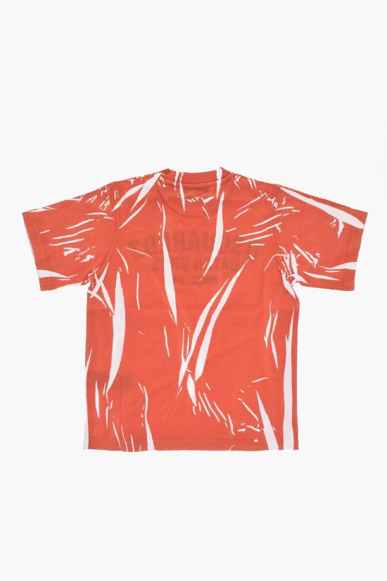  [키즈] 디스퀘어드2 티셔츠 DQ1619 D0A4B DQ255 Orange - DSQUARED2
