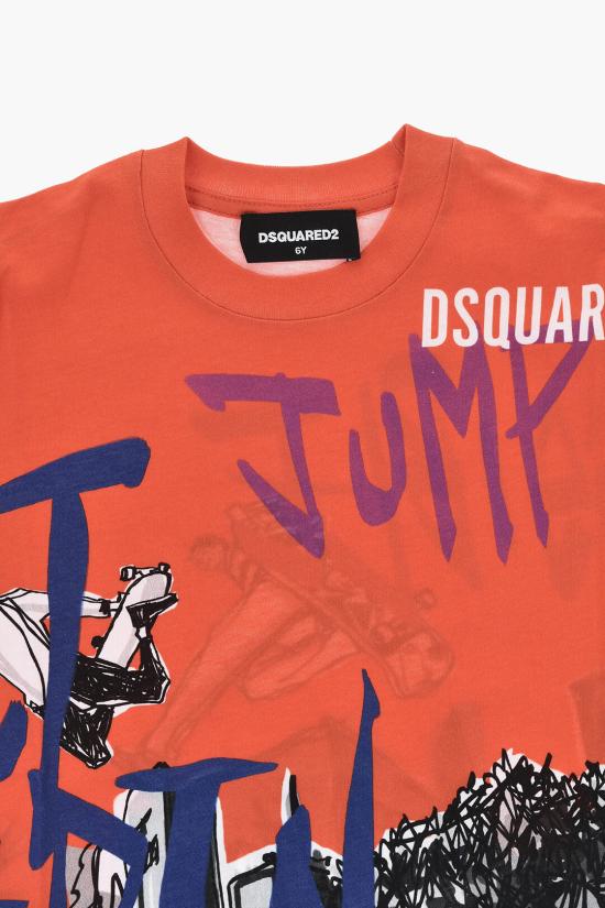  [키즈] 디스퀘어드2 티셔츠 DQ1133 D00MM DQ256 Multicolor - DSQUARED2