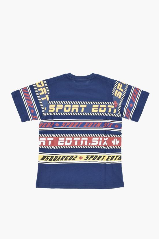  [키즈] 디스퀘어드2 티셔츠 DQ1118 D00XM DQ874 Blue - DSQUARED2