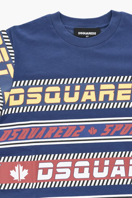  [키즈] 디스퀘어드2 티셔츠 DQ1118 D00XM DQ874 Blue - DSQUARED2
