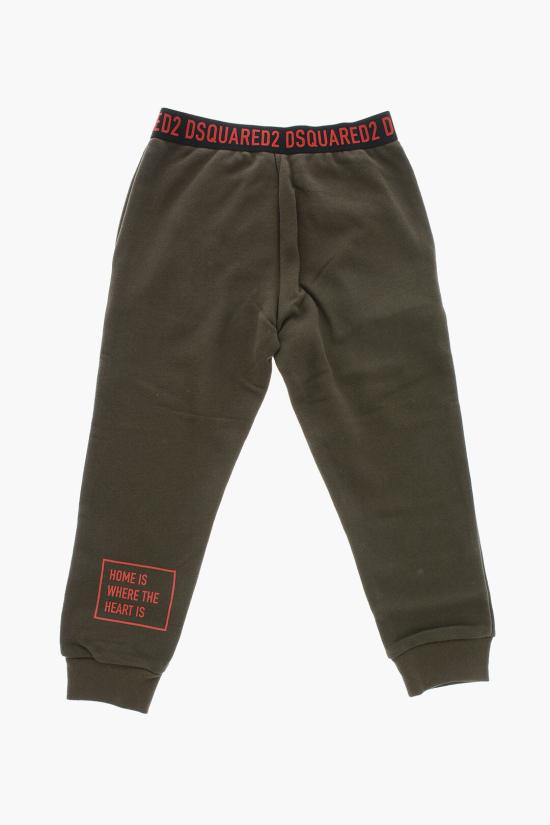  [키즈] 디스퀘어드2 스트레이트 팬츠 DQ1071 D008M DQ518 Green - DSQUARED2