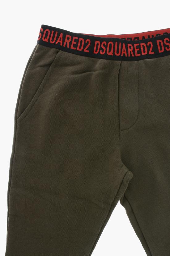  [키즈] 디스퀘어드2 스트레이트 팬츠 DQ1071 D008M DQ518 Green - DSQUARED2