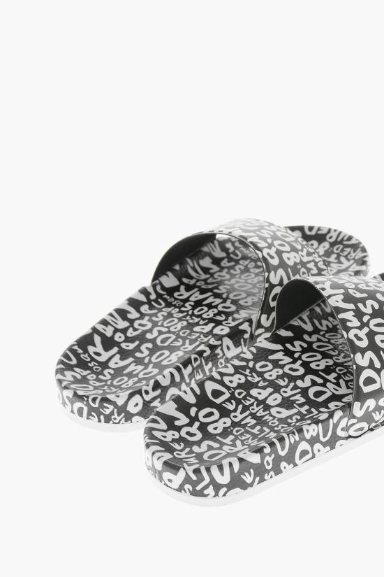  [키즈] 디스퀘어드2 샌들 DQ0612 P6674 H1532 Black White - DSQUARED2