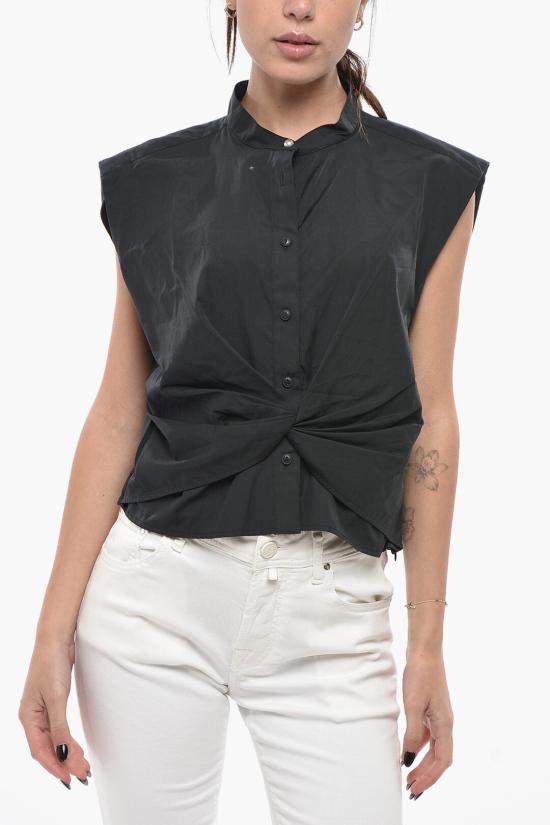  랙앤본 셔츠 WAW24PA0134613 BLACK Black