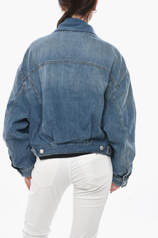  핑코 데님 자켓 104644A2E1 PJF Light blue - PINKO