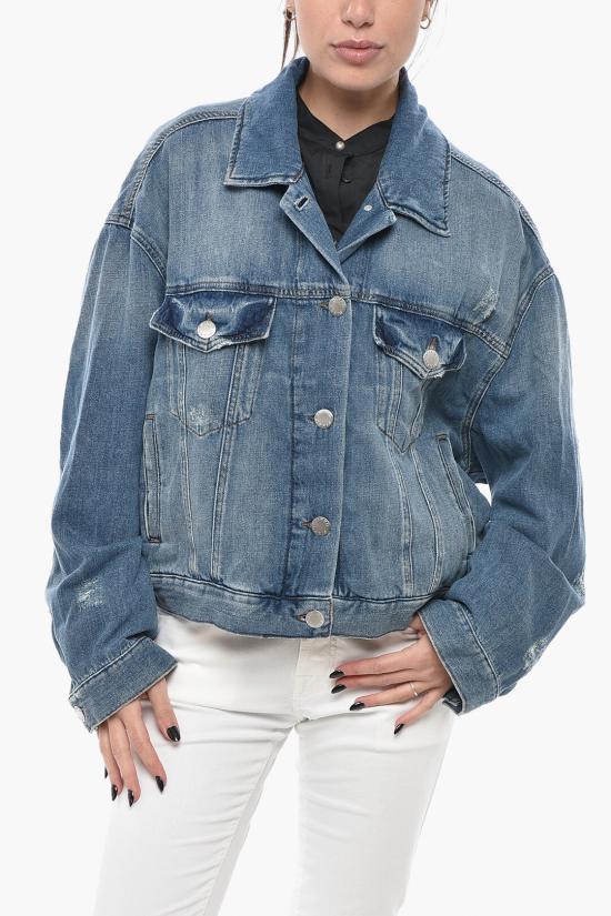  핑코 데님 자켓 104644A2E1 PJF Light blue