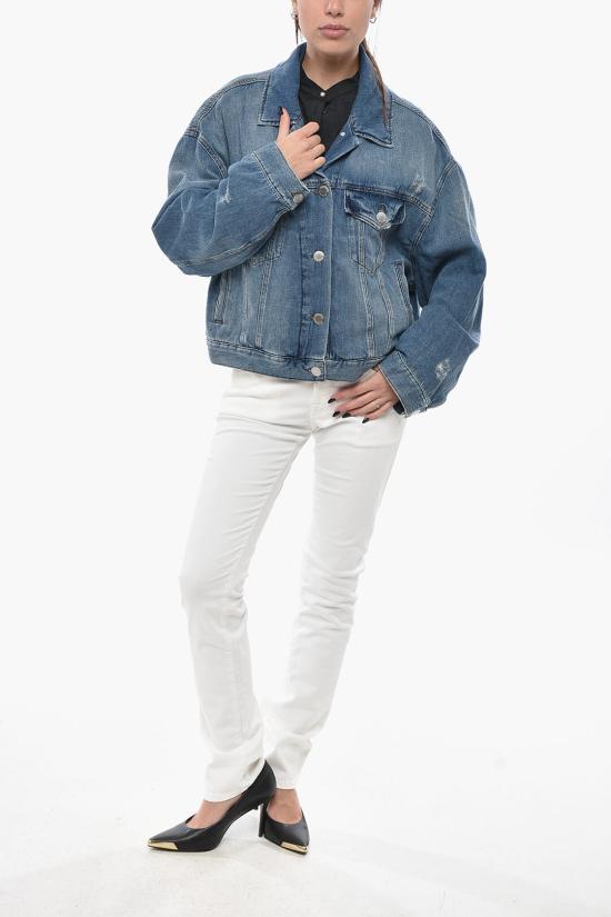  핑코 데님 자켓 104644A2E1 PJF Light blue - PINKO