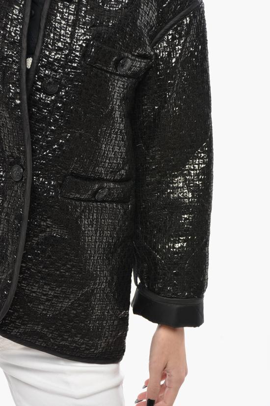  알13 자켓 R13WR125 R401A SHINY BLACK TWEED Black - R13