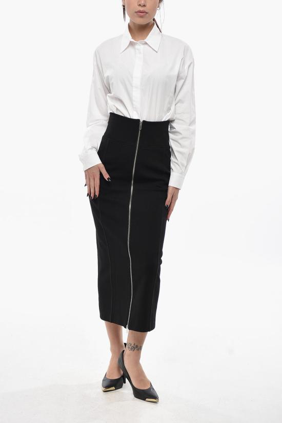  에리카 카발리니 롱 스커트 P4WK11VI Y69NE Black - ERIKA CAVALLINI