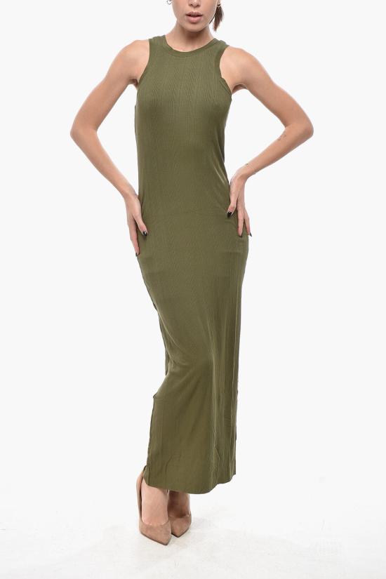  랙앤본 롱 원피스 WAC24P3010NH10 DRKOLVE Military Green