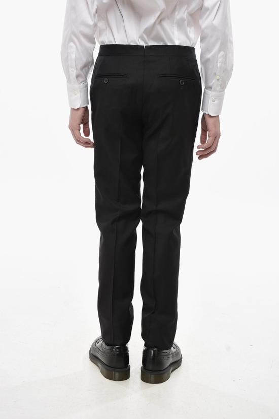  꼬르넬리아니 스트레이트 팬츠 835083 9118232 020 Black - CORNELIANI