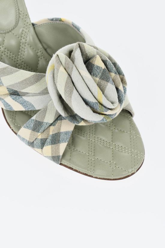  버버리 샌들 8101603BREEZEIPCHECK Green - BURBERRY