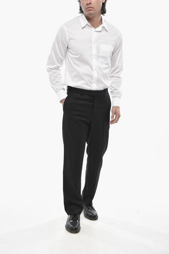  올세인츠 스트레이트 팬츠 TISBURY M030QB BLACK Black - ALLSAINTS