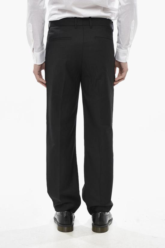  올세인츠 스트레이트 팬츠 TISBURY M030QB BLACK Black - ALLSAINTS