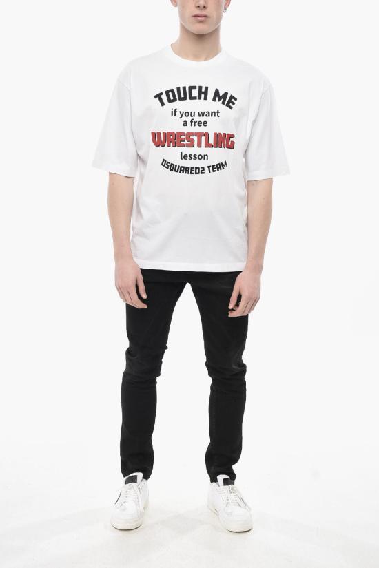  디스퀘어드2 반팔 티셔츠 S71GD1539 D20020 100 White - DSQUARED2