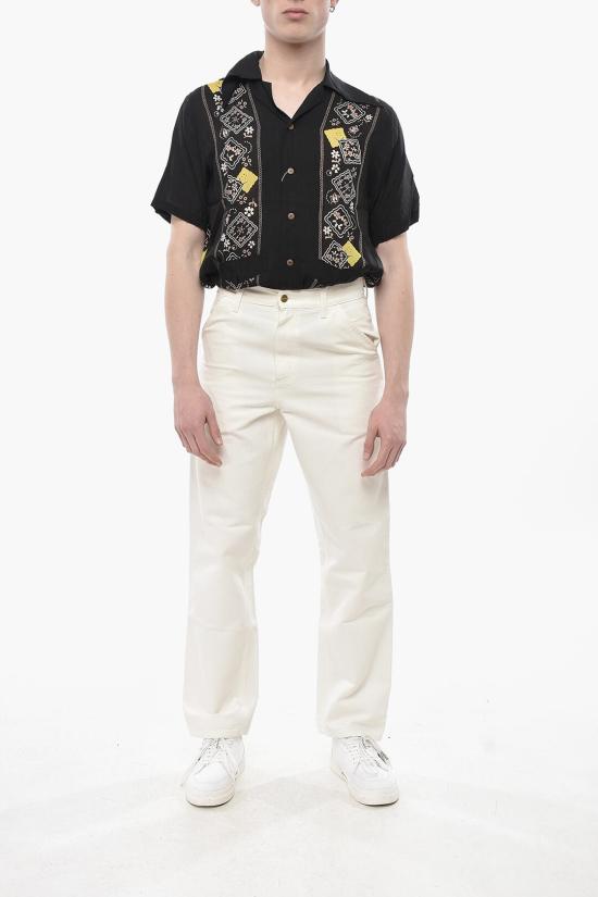  칼하트 디어본 캔버스 싱글 니 팬츠 I031497D6 02 32 White - CARHARTT