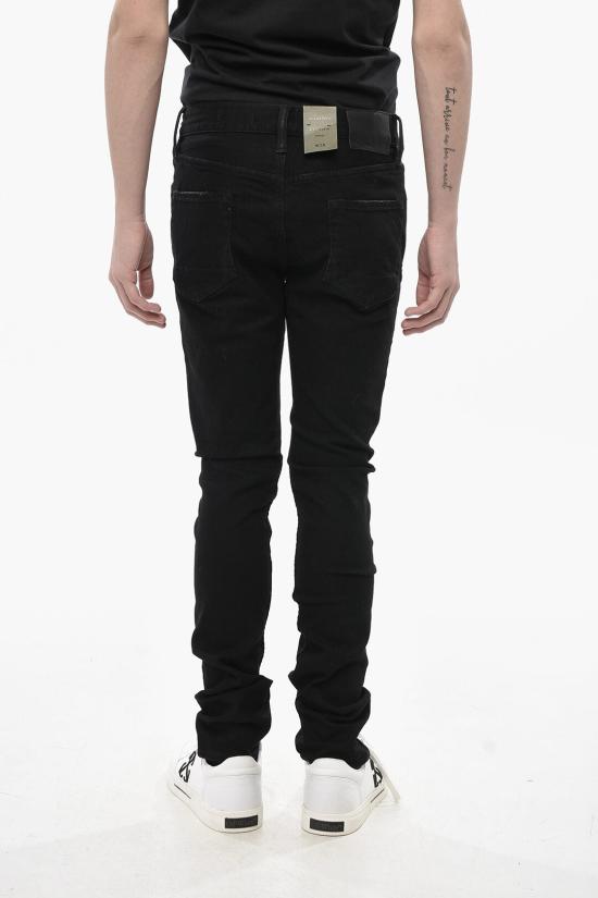  올세인츠 데님 팬츠 CIGARETTE ME019P JET BLACK Black - ALLSAINTS