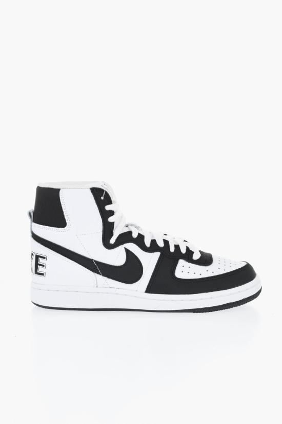  나이키 X 꼼데가르송 하이탑 스니커즈 PK K105 001 S23 1 Black White - NIKE