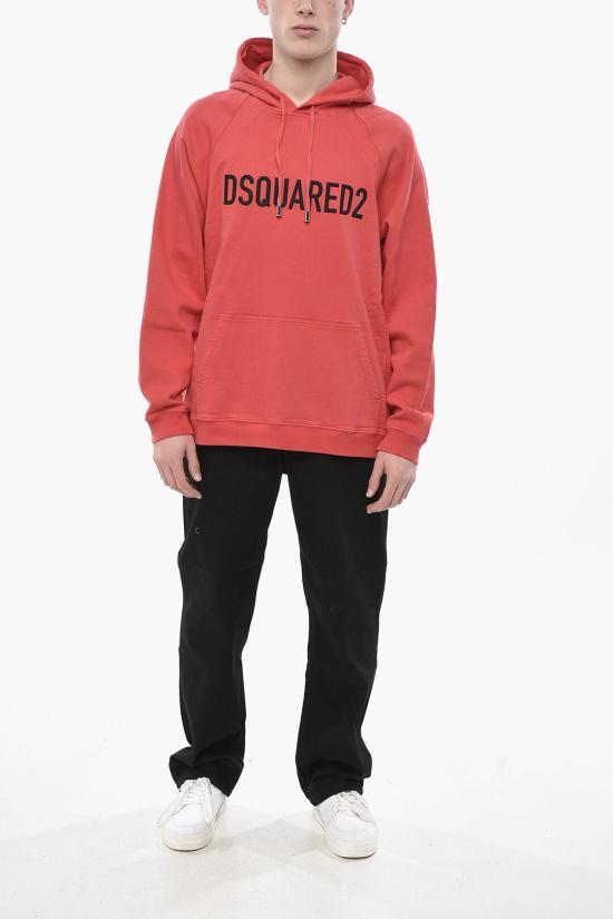  디스퀘어드2 후드 티셔츠 S74GU0719 S54438 312 Red - DSQUARED2