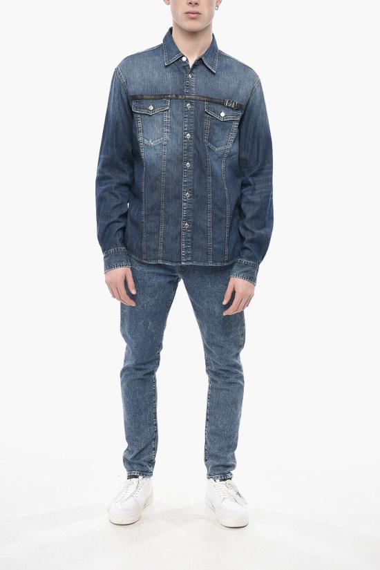  디스퀘어드2 데님 셔츠 S79DL0035 S30341 470 Blue - DSQUARED2
