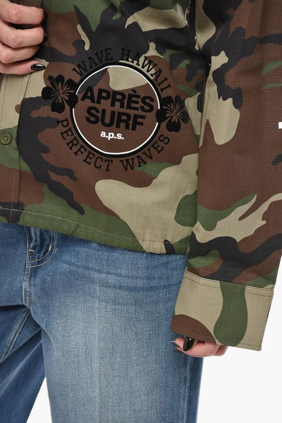  에프레이 서프 셔츠 SAVANAWORKBLACK BANDANA Military Green - APRES SURF