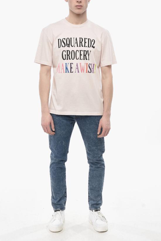  디스퀘어드2 반팔 티셔츠 S74GD1236 S22427 237 Pink - DSQUARED2