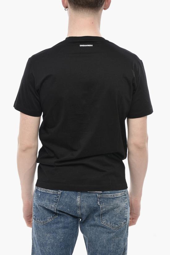  디스퀘어드2 반팔 티셔츠 S71GD1403 S23009 900 Black - DSQUARED2