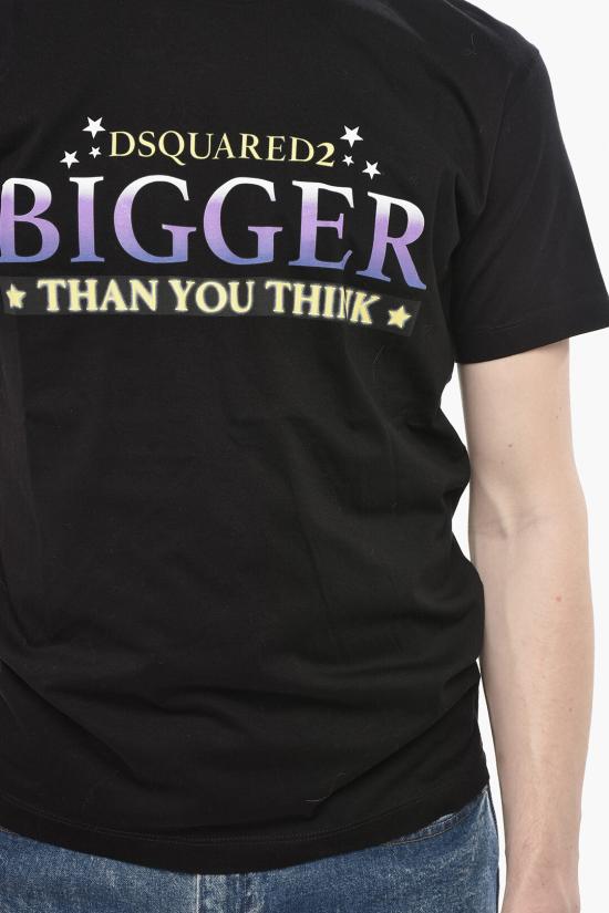  디스퀘어드2 반팔 티셔츠 S71GD1403 S23009 900 Black - DSQUARED2