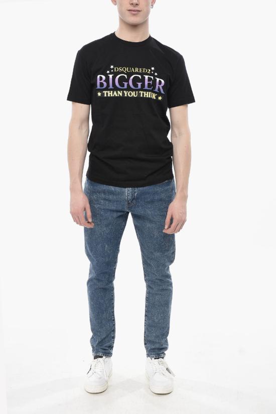  디스퀘어드2 반팔 티셔츠 S71GD1403 S23009 900 Black - DSQUARED2