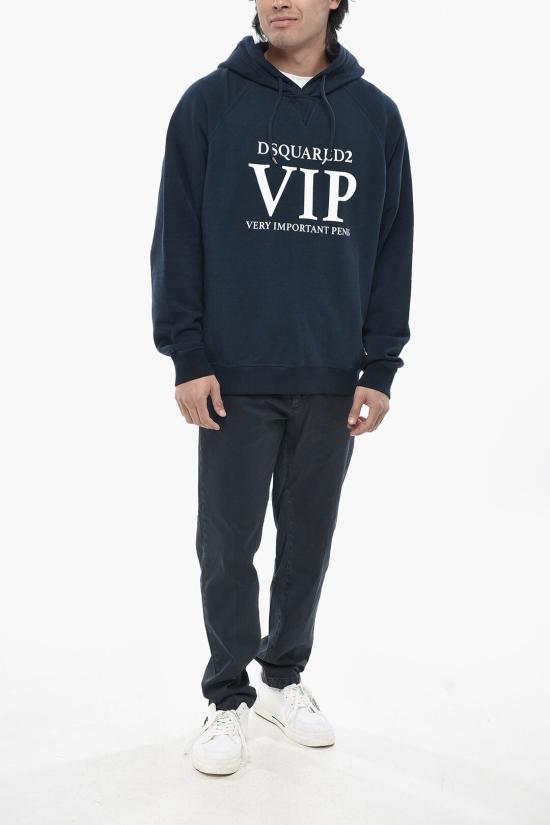  디스퀘어드2 후드 티셔츠 S71GU0651 S25539 477 Blue - DSQUARED2