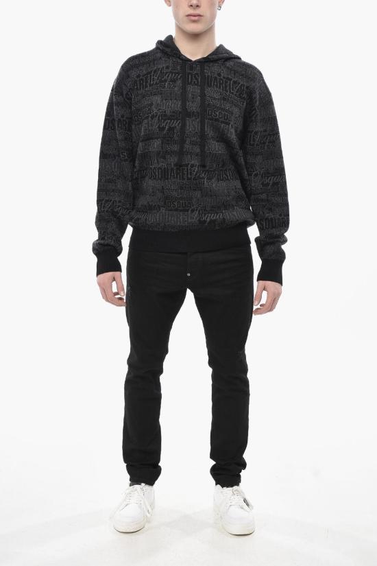  디스퀘어드2 스웨터 S74HA1384 S18339 962 Nero Grigio - DSQUARED2