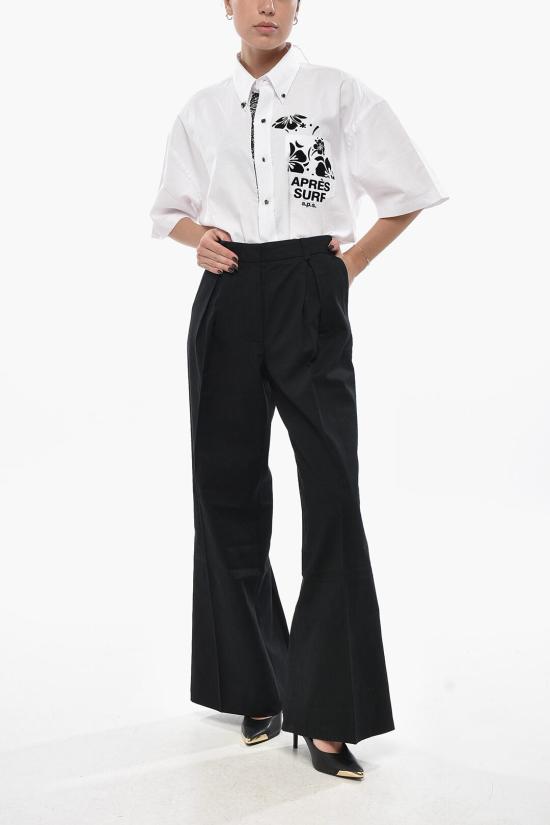  올세인츠 스트레이트 팬츠 HALLY W010QA BLACK - ALLSAINTS